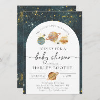 Space Baby Shower Invitation | Space Baby Shower