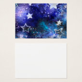 Space Background with Stars (Front & Back)