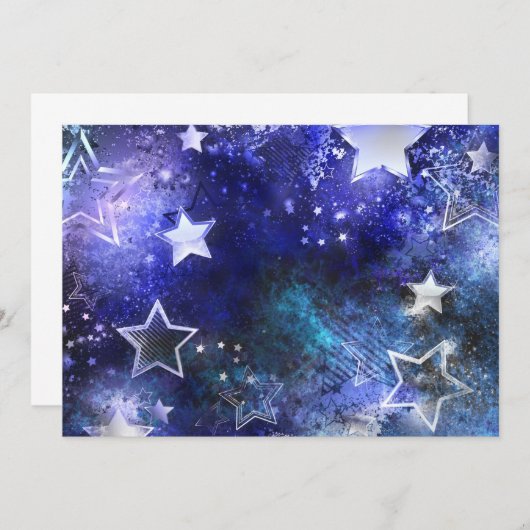 Space Background with Stars (Front/Back)