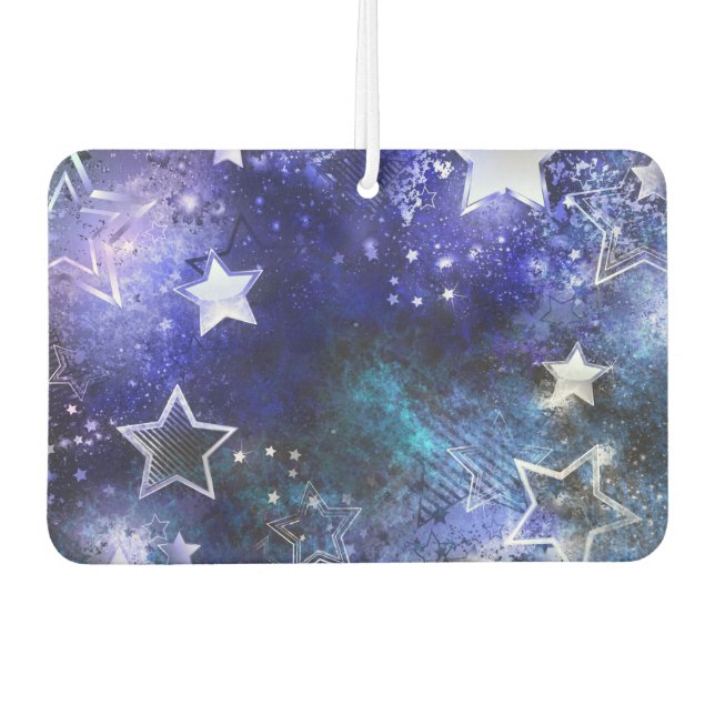 Space Background with Stars Air Freshener (Front)