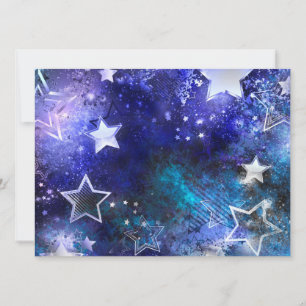 Space Background with Stars Announcement