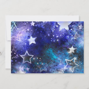 Space Background with Stars Announcement