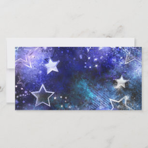 Space Background with Stars Announcement