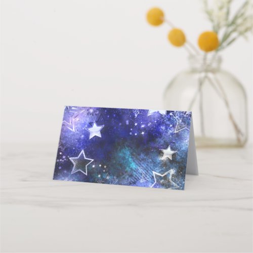 Space Background with Stars Appointment Card