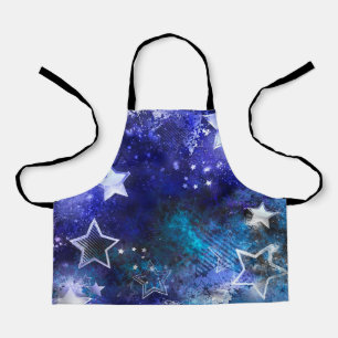 Space Background with Stars Apron
