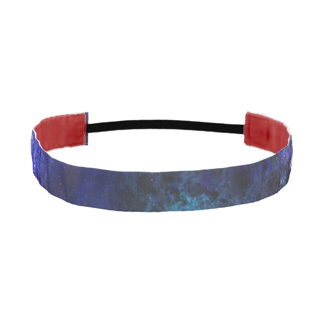 Space Background with Stars Athletic Headband (Front)