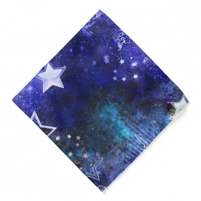 Space Background with Stars Bandana (Front)