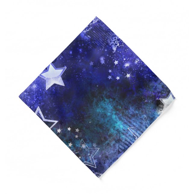 Space Background with Stars Bandana (Front)
