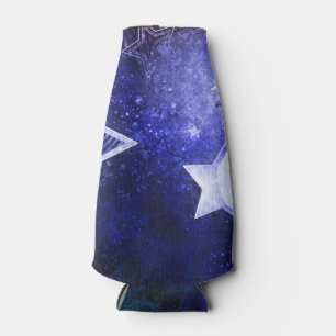 Space Background with Stars Bottle Cooler