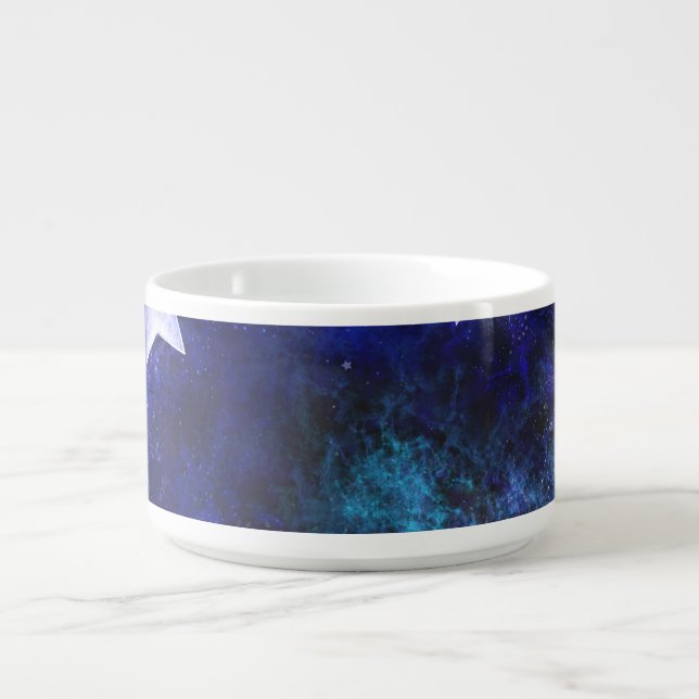 Space Background with Stars Bowl (Center)