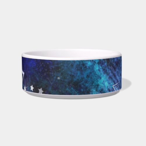 Space Background with Stars Bowl