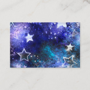 Space Background with Stars Business Card