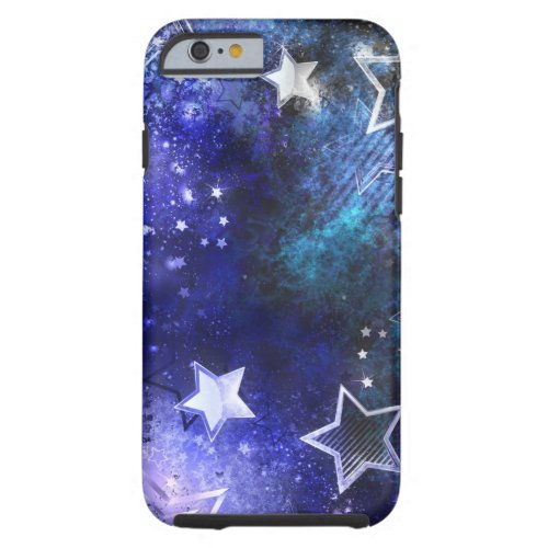 Space Background with Stars Tough iPhone 6 Case