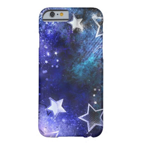 Space Background with Stars Barely There iPhone 6 Case