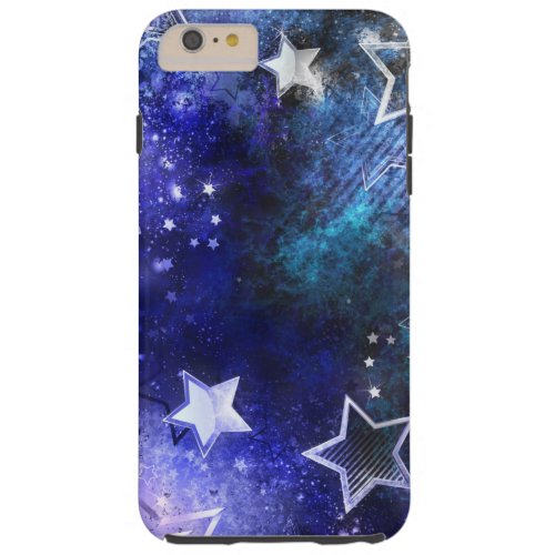 Space Background with Stars Tough iPhone 6 Plus Case