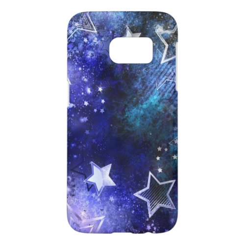 Space Background with Stars Samsung Galaxy S7 Case