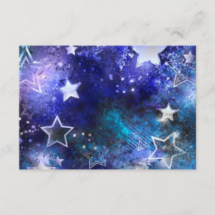 Space Background with Stars Enclosure Card