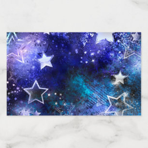 Space Background with Stars Envelope Liner