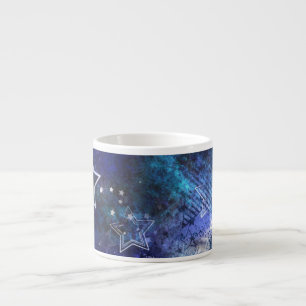 Space Background with Stars Espresso Cup