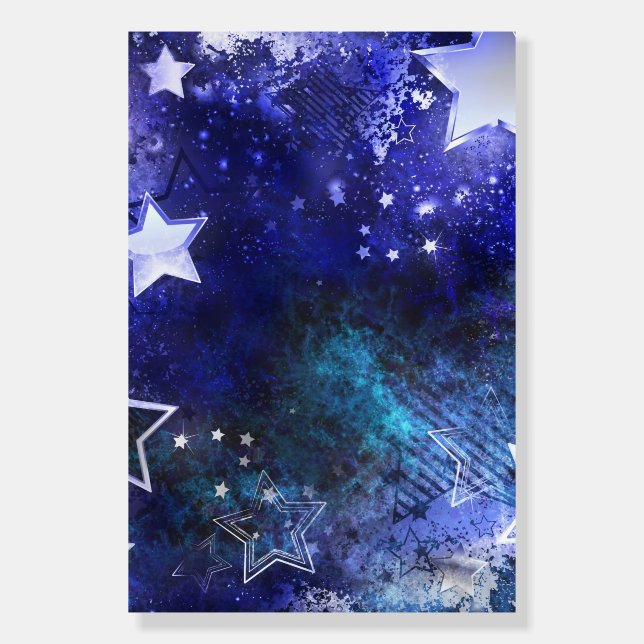 Space Background with Stars Foam Board (Front)