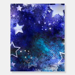 Space Background with Stars Foam Board