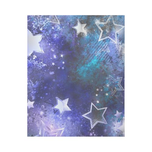 Space Background with Stars Gallery Wrap