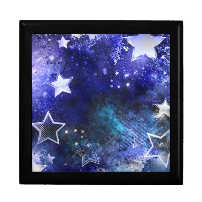 Space Background with Stars Gift Box (Front)