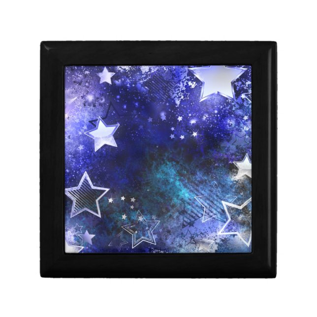 Space Background with Stars Gift Box (Front)