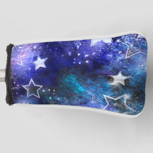 Space Background with Stars Golf Head Cover