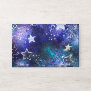 Space Background with Stars HP Laptop Skin