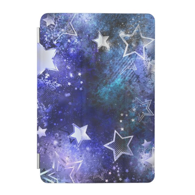 Space Background with Stars iPad Mini Cover (Front)