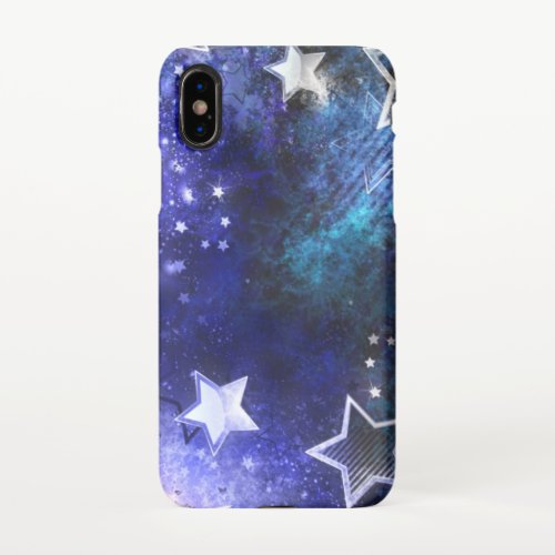 Space Background with Stars iPhone XS Case