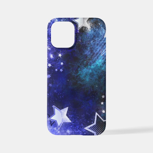 Space Background with Stars iPhone Case (Back)