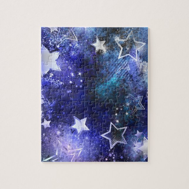 Space Background with Stars Jigsaw Puzzle (Vertical)