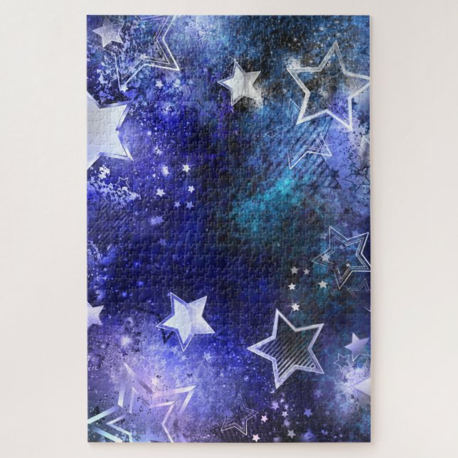 Space Background with Stars Jigsaw Puzzle (Vertical)
