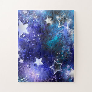 Space Background with Stars Jigsaw Puzzle