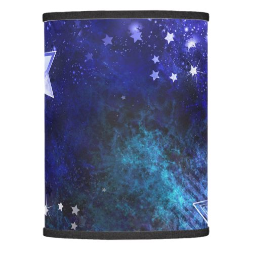 Space Background with Stars Lamp Shade