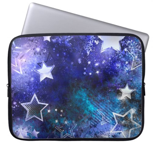 Space Background with Stars Laptop Sleeve