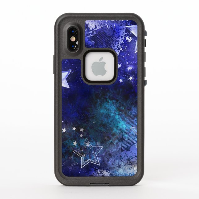 Space Background with Stars LifeProof iPhone Case (Back)