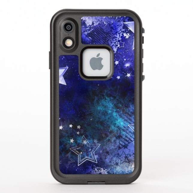 Space Background with Stars LifeProof iPhone Case (Back)