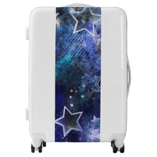 Space Background with Stars Luggage
