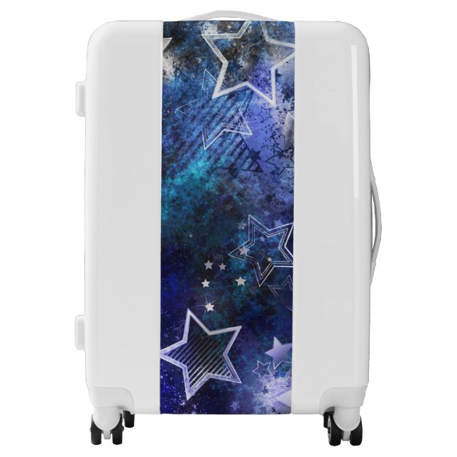 Space Background with Stars Luggage (Front)