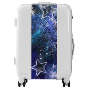 Space Background with Stars Luggage