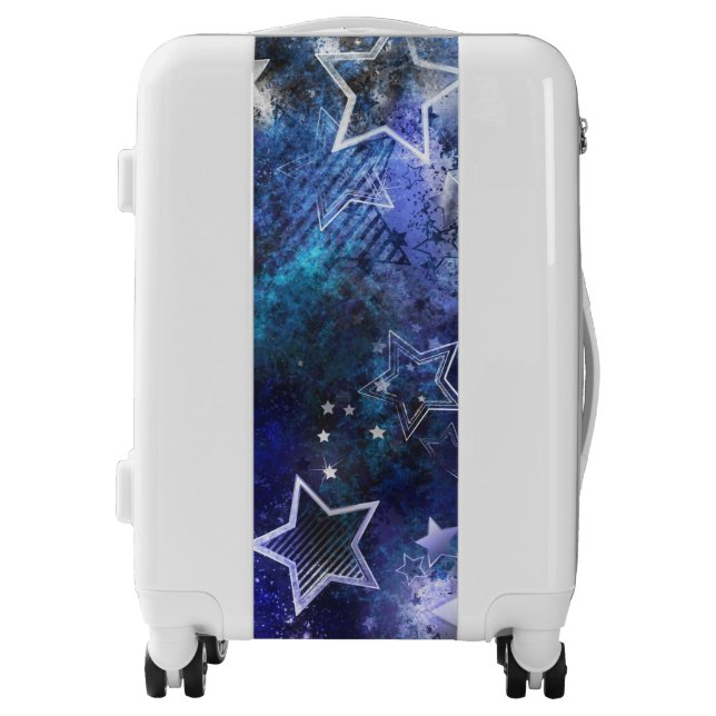 Space Background with Stars Luggage (Front)