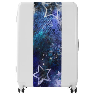 Space Background with Stars Luggage