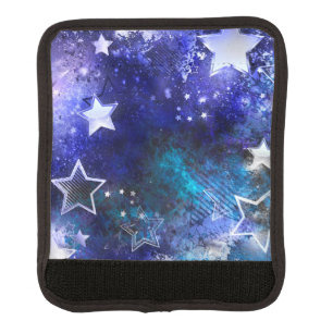 Space Background with Stars Luggage Handle Wrap