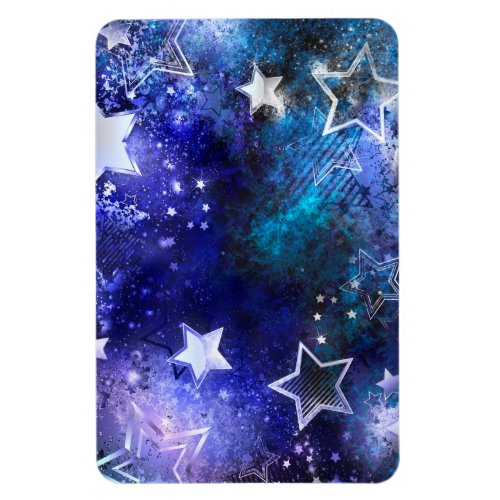 Space Background with Stars Magnet