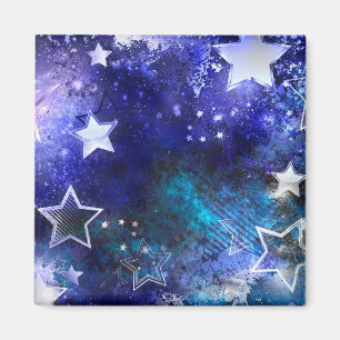 Space Background with Stars Magnet