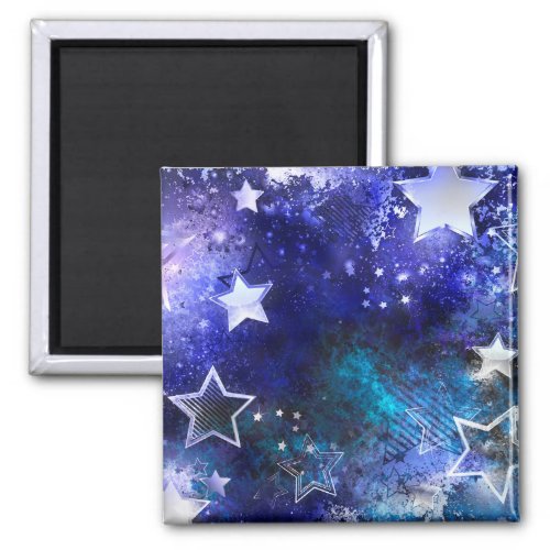 Space Background with Stars Magnet