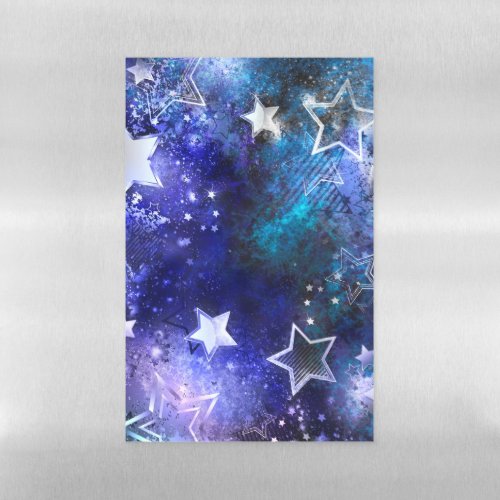 Space Background with Stars Magnetic Dry Erase Sheet